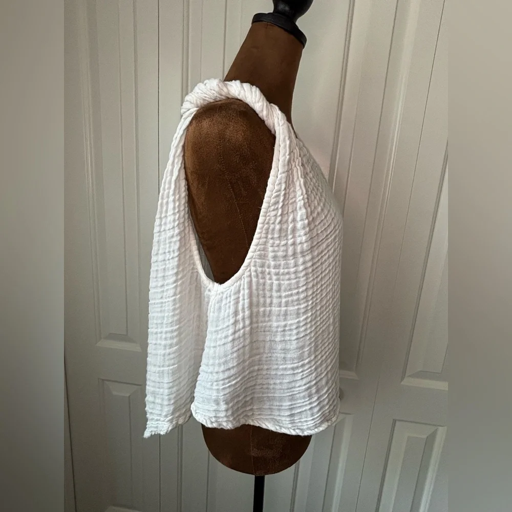 Free People Free-est Massima Reversible Gauze Top, Size Small